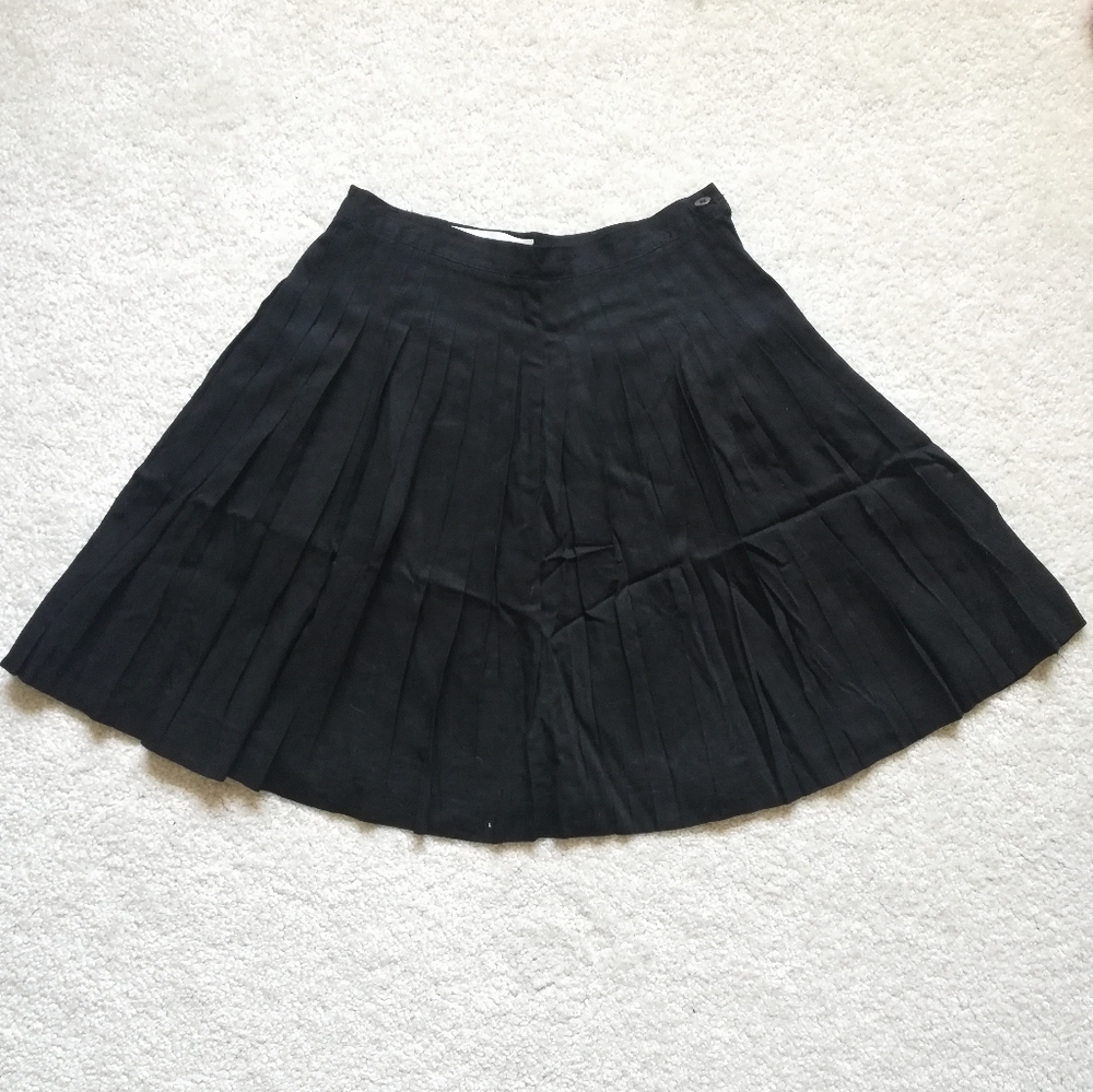 Black Pleated Skirt